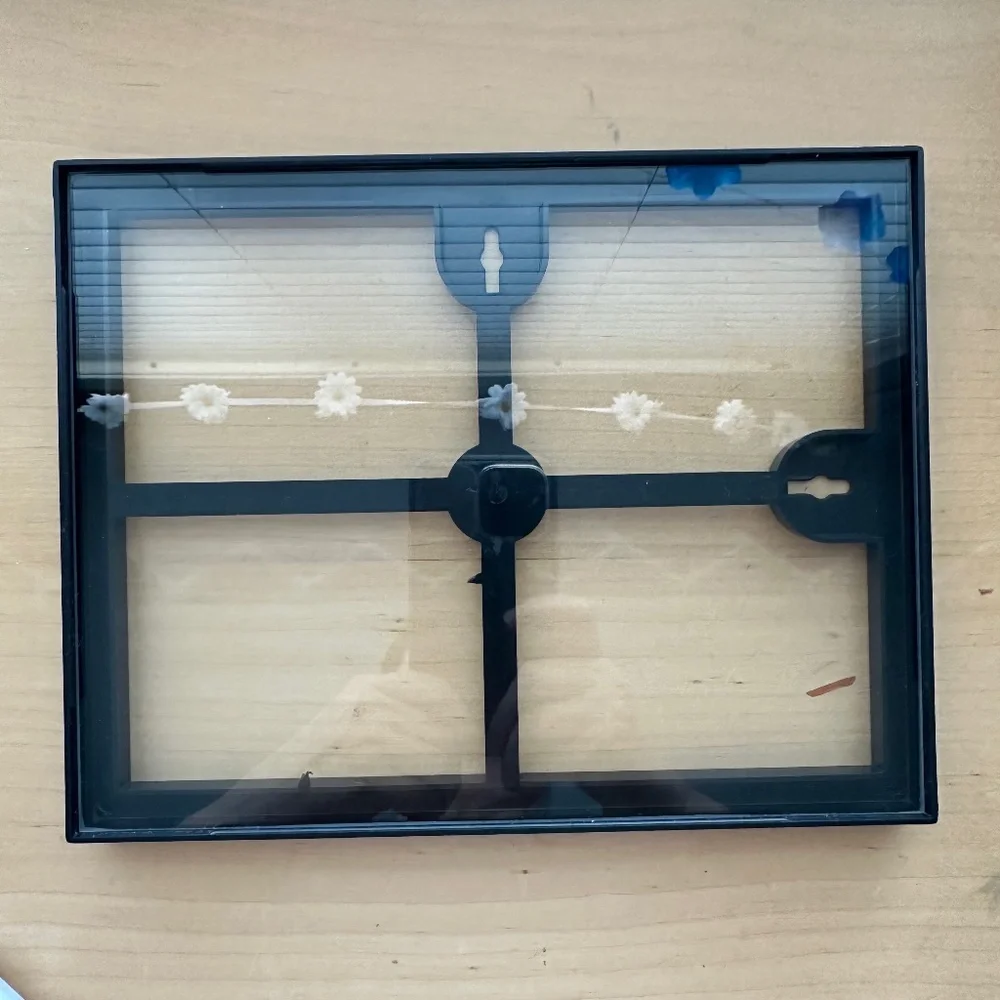 Decorative Black Plastic/Clear Glass Decorative Wall Picture Gift Decor Frame